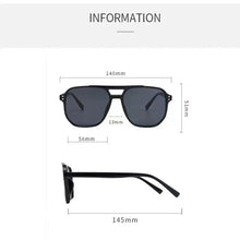 Load image into Gallery viewer, Punk Square Frame Sunglasses Anti-UV Beach Eye Protection Black Shades Glasses Travel Accessories Retro Sunglasses for women men