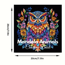 Load image into Gallery viewer, 28 Pages Mandala Animals Coloring Book for Adult Stress Reduction | Colouring Book for Stress Relief and Mood Reduction Valentin