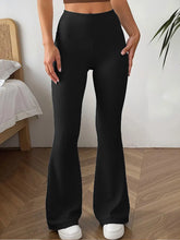 Load image into Gallery viewer, Women's Stylish Minimalist Flare Pants High Waisted Tummy Control Four Season Flare Leggings Elegant Casual Activewear Trousers