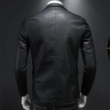 Load image into Gallery viewer, New Men&#39;s Slim Fit Moto Biker Jacket - Leather Suede Motorcycle Coat, Turn Down Collar