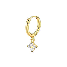 Load image into Gallery viewer, Bobisty 1pc Earrings Surgical Stainless Steel Earrings for Women Dainty Flat Back Earring Stud Hoop Cartilage for Sensitive Ears