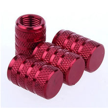 Load image into Gallery viewer, 20Pcs Car Tire Valve Stems Cap Aluminum Knurling Style Universal Wheel Air Valve Caps