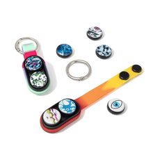 Load image into Gallery viewer, Stress-Relief Magnetic Finger Buckles - Black Tech Toy Pass Time