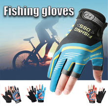 Load image into Gallery viewer, Fishing Glove Outdoor Hand Gloves Mittens for Fishing Fingers Fingerless Biker Items Finger Cycling Apparel Sports Entertainment