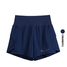 Load image into Gallery viewer, DRUR Yoga Short Woman Gym Clothes 2 In 1 High Waist Pants With Pockets Fitness Cycling Shorts Women Yoga Shorts Sportwear 2025