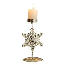 Load image into Gallery viewer, Christmas Golden Wrought Iron Candlestick Star Elk Christmas Tree Candle Holder Merry Christmas New Year Table Decoration