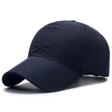 Load image into Gallery viewer, Hat Men Spring Summer Solid Color Mesh Cap Baseball Cap Women Autumn Korean Edition Sunscreen Hat Mesh Breathable Peaked Cap