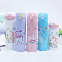 Load image into Gallery viewer, 500ML Children&#39;s Thermos Bottle - Cartoon Stainless Steel School Water Bottle for Kids