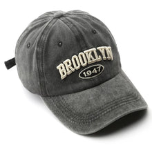 Load image into Gallery viewer, Brooklyn Alphabet Baseball Cap Men Women's Cowboy Baseball Cap Summer Cotton Hat Snapback Hip-Hop Hat Casual Gorra Hombre Visor