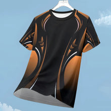 Load image into Gallery viewer, Men's T-shirt Fashion Color Block 3D Print Tee Outdoor Run Fitness Sports Short Sleeve Summer Casual O-neck Loose Breathable Top