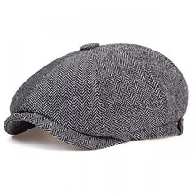 Load image into Gallery viewer, 2025 New Classic Hat for Men Caps Vintage Retro Tweed Peaky Blinders Beret Hat Flat Peaked Cap Street Hats for Women Men