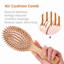 Load image into Gallery viewer, Bamboo Children&#39;s Air Cushion Comb - Gentle Scalp Care Massage for Babies