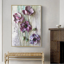 Load image into Gallery viewer, Scandinavian Modern Fashion Wall Art Abstract Floral HD Canvas Poster Prints Home Decor