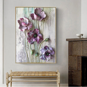 Scandinavian Modern Fashion Wall Art Abstract Floral HD Canvas Poster Prints Home Decor