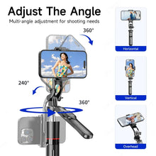 Load image into Gallery viewer, Selfie Stick 1.7 Meter Ultra Long Stretch Portable debounce Phone Holder Bluetooth Remote With Fill light Tripod Stand For Live