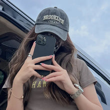 Load image into Gallery viewer, Brooklyn Alphabet Baseball Cap Men Women's Cowboy Baseball Cap Summer Cotton Hat Snapback Hip-Hop Hat Casual Gorra Hombre Visor