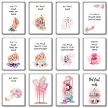 Load image into Gallery viewer, Manicure Nail Salon Wall Art - Chic Decor for Stylish Nail Techs