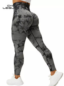 CHRL Tie Dye Leggings - Stylish & Supportive Athletic Wear