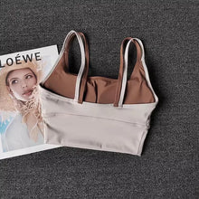 Load image into Gallery viewer, Women Breathable Sports Bra Shockproof Fitness Tops Push Up Gym Crop Top Brassiere Sport Bras Gym Workout Top Seamless Yoga Bra