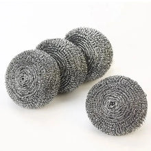 Load image into Gallery viewer, Stainless Steel Scrubbers (4pk) - Pots, Dishes, Grills