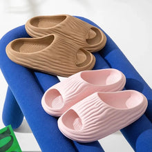 Load image into Gallery viewer, Women&#39;s Soft Eva Platform Slides - Comfortable Bathroom Slippers