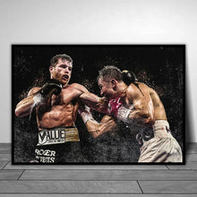 Load image into Gallery viewer, Boxer Wall Art Poster Mike Tyson Muhammad Ali Motivational Quote Home Decor Pictures Prints Canvas Painting Living Room Decor