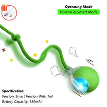 Load image into Gallery viewer, Cat toys cat smart cat balls to help relieve boredom kitten avoid toys pet electric rolling ball artifact