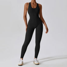 Load image into Gallery viewer, Yoga Jumpsuit Fitness Sports Overalls Gym Clothing Set Yoga Wear Pilates Workout Clothes for Women Outfit push-up Activewear