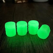 Load image into Gallery viewer, 20Pc Luminous Valve Stem Caps Night Glowing Car Motorcycle Bicycle Wheel Hub Accessories