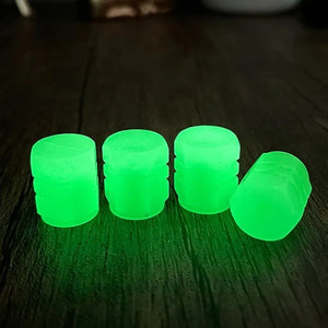 20Pc Luminous Valve Stem Caps Night Glowing Car Motorcycle Bicycle Wheel Hub Accessories