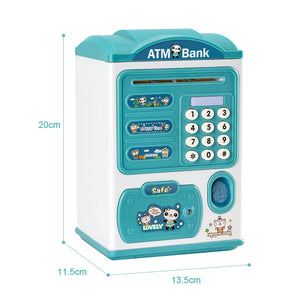 Electronic Bank Safe Box - Digital Coins Cash Saving Mini ATM Machine Toy - Kids Gift