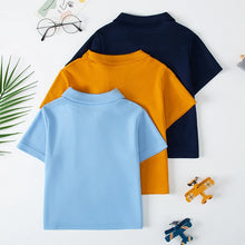 Load image into Gallery viewer, Boys&#39; Polo Shirt (Solid Color, Comfy, Summer)