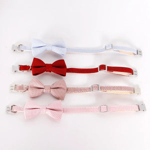 Dog Bow Collar Set! Large, Adjustable, Spring/Summer