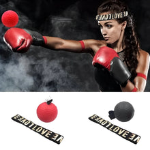 Load image into Gallery viewer, 1Pcs MMA Boxing Speed Ball Head-Mounted Pu Punch Sanda Training Hand Eye Reaction Home Sandbag Fitness Equipment Gym Muay Thai