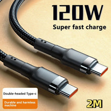 Load image into Gallery viewer, 120W Fast Charger PD Quick Charging High Quality USB C TO USB Type C Cable For iPhone Xiaomi 15 Plus Pro Max Samsung S24