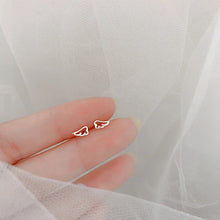 Load image into Gallery viewer, New Heart Stud Earrings for Women Hypoallergenic Daily Wear Minimalist Cute Star Silver Color Ear Girls Pierc Jewelry Gifts