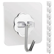 Load image into Gallery viewer, Waterproof and Oilproof Wall Hooks, Sticky Hooks for Kitchen Bathroom Shower Door Outdoor Wall Hanging Door Self-adhesive