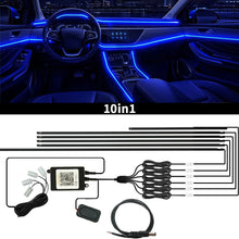 Load image into Gallery viewer, 6/10/18 in 1 Symphony RGB Neon Light Car Ambient Light Interior Acrylic LED Strip Decoration Atmosphere Lamp by APP Control