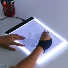 Load image into Gallery viewer, LED Copying Table Children Drawing Board Night Light Notebook Transparent Design