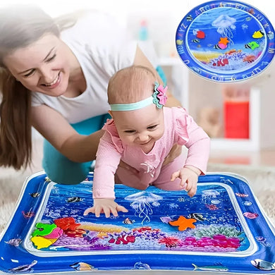 Infinno Inflatable Tummy Time Mat - Premium Baby Water Play Mat for Infants