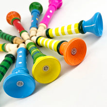 Load image into Gallery viewer, Wooden Trumpet Toy Horn Whistle - Kids Educational Montessori Musical Instrument