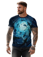 Load image into Gallery viewer, 2024 New 3D Printed Men&#39;s Short Sleeve T-Shirt - Graphic Casual Top &amp; Fashion Tee