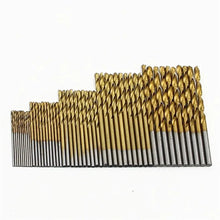 Load image into Gallery viewer, 100pc Titanium Twist Drill Bit Set DIY Hand Electric Drill Woodwork Tool Accessories