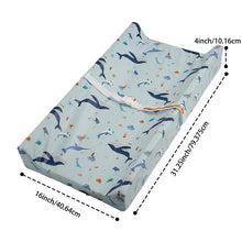Load image into Gallery viewer, Portable Baby Diaper Changing Pad with Safety Strap Newborn Babies items Wipeable Changing Mat for Dresser and Changing Tables