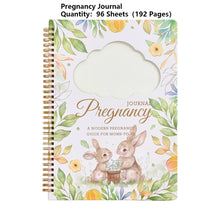 Load image into Gallery viewer, 96 Sheets First-Time Mom Pregnancy Journal Memory Book with Weekly Planning &amp; Sonogram Spaces Stickers Thoughtful Gift for Baby