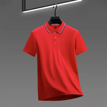 Load image into Gallery viewer, 2025 New Men's Casual Solid Color Short Sleeved Polo Shirt Summer Fashionable and Comfortable Versatile Top