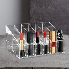 Load image into Gallery viewer, 24 Grid Lipstick Holder Acrylic Cosmetics Jewelry Nail Polish Storage Display