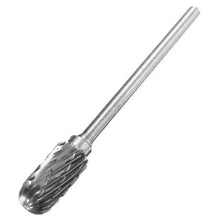 Load image into Gallery viewer, 10pcs 1/8" Shank Tungsten Carbide Milling Cutter Rotary Tool Burr Diamond Cut Rotary Drill Bit for Metalworking Polishing Tools