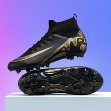 Load image into Gallery viewer, New Men Soccer Shoes Indoor Cleats Football Boots Match Long Spikes Sneakers Breathable Ultralight Training Drop Shipping