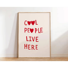 Load image into Gallery viewer, Minimalist Heart Poster – Funny Aesthetic Wall Art Print